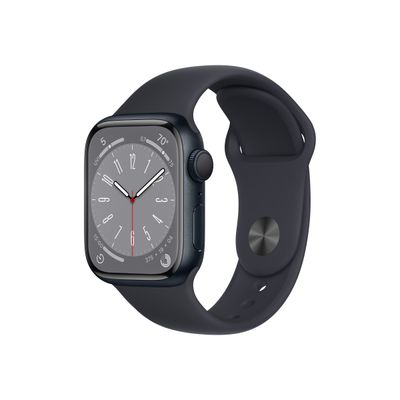 194253398875-Apple Watch Series 8 (GPS) - montre connectée - 41mm - 32 Go - noir-Angle droit-0