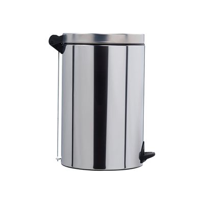 3019920903602-Rossignol SANELIA - Poubelle à pédale - 20 L - acier inoxydable-Gauche-2