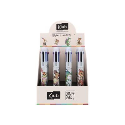 3700572764375-Kiub Kook - Stylo à bille 6 couleurs-Avant-0