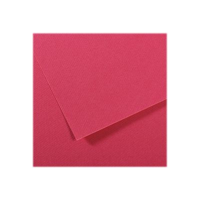 3148953217346-Canson Mi-Teintes - Papier à dessin - 50 x 65 cm - framboise-Avant-0