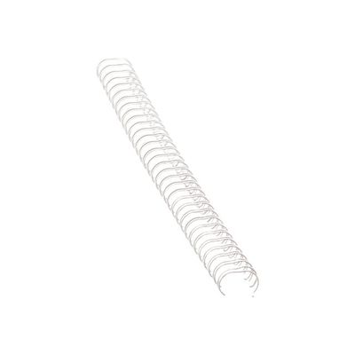 0077511532740-Fellowes - 100 anneaux de reliure en métal - 14 mm - jusqu'à 130 feuilles - blanc-Angle gauche-1