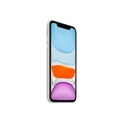 0194252097427-Apple iPhone 11 - Smartphone - 4G - 4/ 64 Go - blanc-Angle gauche-1