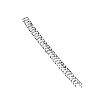 0077511532610-Fellowes - 100 anneaux de reliure en métal - 8 mm - jusqu'à 60 feuilles - noir-Angle droit-0