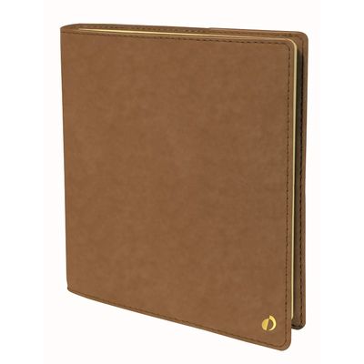 3371010441587-Wild Exécutif Prestige - Agenda 1 semaine sur 2 pages - 16 x 16 cm - camel - Quo Vadis--0