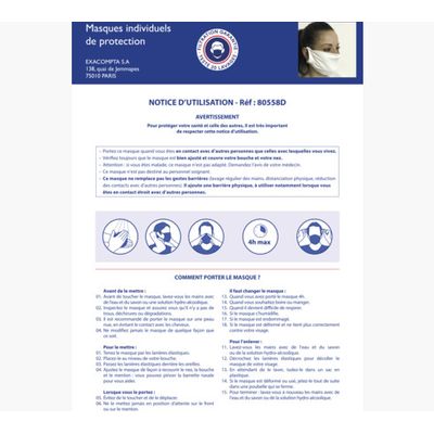 9002493109544-Exacompta - 10 Masques individuels de protection en tissu blanc--2