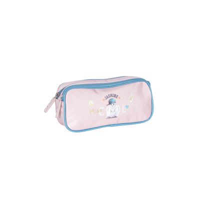 3661507227382-Trousse rectangulaire TEO JASMIN Mood - 2 compartiments - rose/bleu - Kid'Abord--0