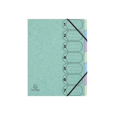 3130630565604-Exacompta Aquarel Harmonika - Trieur 7 positions - disponible dans différentes couleurs-Avant-1