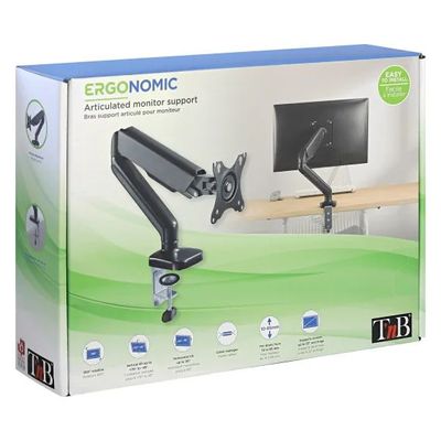 3303170105276-T'nB - kit de montage - Bras porte-écran simple - noir--5