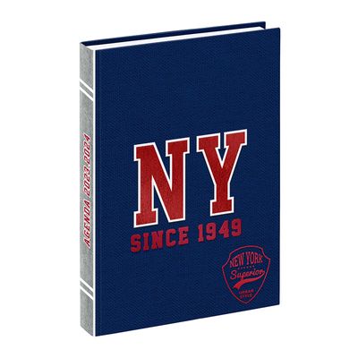 3135257453167-Agenda NY Fashion - 1 jour par page - 12 x 17 cm - bleu ou gris - Viquel--1