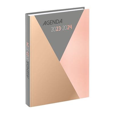 3135257453419-Agenda Color Block - 1 jour par page - 12 x 17 cm - 2 modèles disponibles - Viquel--1