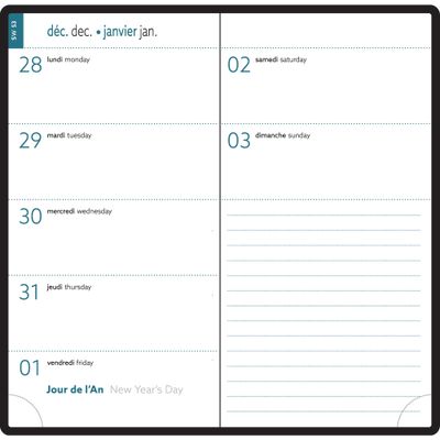 3660942082044-Agenda de poche Eden EasyTime 17 - 1 semaine sur 2 pages - 9 x 17,5 cm - rose poudré - Exacompta--2