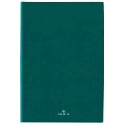 3664447161518-Agenda Odessa - 1 semaine sur 2 pages - 22 x 28 cm - vert - Oberthur--0
