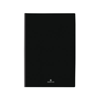 3664447159201-Agenda Odessa - 1 semaine sur 2 pages - 17 x 24,5 cm - noir - Oberthur--0