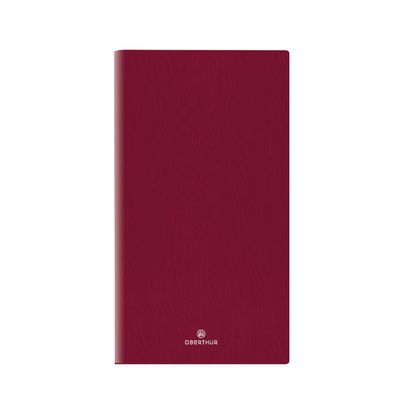 3664447159287-Agenda de poche Odessa - 1 semaine sur 2 pages - 9,5 x 17 cm - bordeaux - Oberthur--0