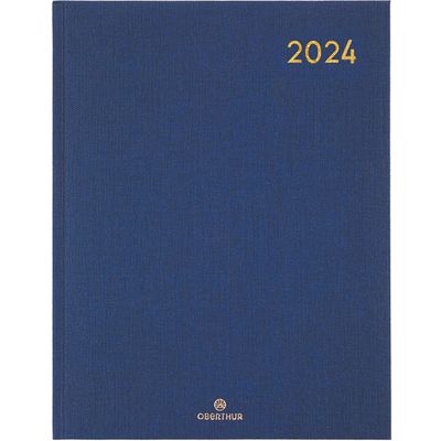 3664447165400-Agenda Nomad - 1 semaine sur 2 pages - 22 x 28 cm - disponible dans différentes couleurs - Oberthur--1