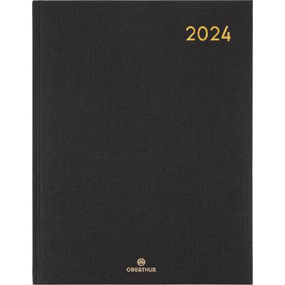 3664447165400-Agenda Nomad - 1 semaine sur 2 pages - 22 x 28 cm - disponible dans différentes couleurs - Oberthur--2