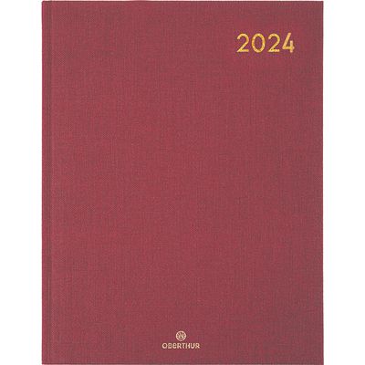 3664447165400-Agenda Nomad - 1 semaine sur 2 pages - 22 x 28 cm - disponible dans différentes couleurs - Oberthur--3