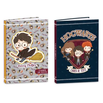 3661507516912-Cahier de texte Harry Potter Chibi - 15 x 21 cm - 2 modèles au choix - Kid'Abord--0