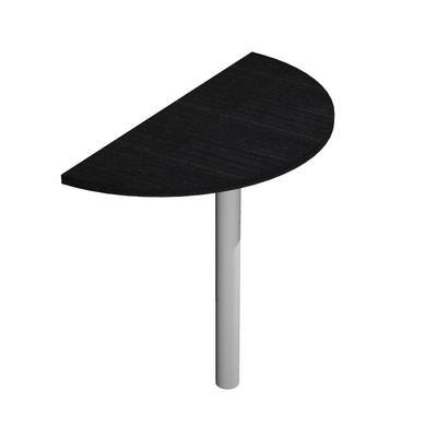 7331920001659-Extension demi-lune Trend - pied gris alu - plateau imitation frêne noir--0