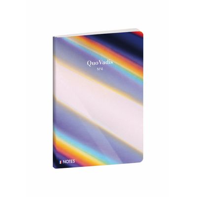 3371010510382-Quo Vadis Iconic - Cahier de notes - A5 (150 x 210 mm) - 64 feuilles / 128 pages - papier blanc - ligné - motifs - couvercle mul--0