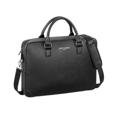3135257824226-Saint-Martin - Sacoche ordinateur noir Noah - 1 compartiment - 15,6" - Viquel--0