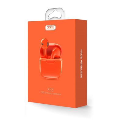 6920680833863-XO X23 - Kit main libre - écouteur sans fil bluetooth - orange--1