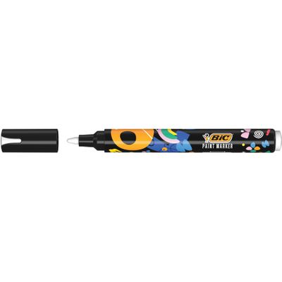 3086123775329-BIC Intensity - Marqueur à peinture - blanc - encre à l'eau - moyen--1
