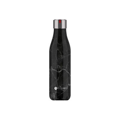 3614300042898-Les Artistes Paris - Gourde Bouteille isotherme 750 ml - marbre noir - acier inoxydable-P_405133657_1-0
