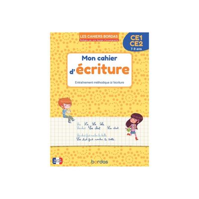 9782047406977-Mon cahier d'écriture - Les cahiers bordas - CE1/CE2 - par Guyonnet Marcel - livre d'exer-P_405235538_2-0