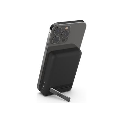 0745883841417-Belkin - Powerbank / batterie de secours rechargeable pour smartphone - 5000 mAh - noir-Angle gauche-4