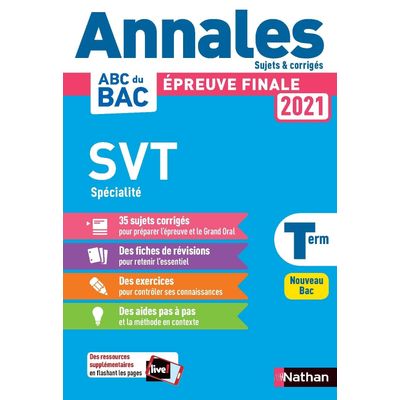 9782091575353-Annales Bac 2021 - SVT Terminale - Corrigé--0