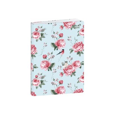 3371010500413-Quo Vadis Stylish - Carnet de notes - 15 x 21 cm - pointillés/ligné - tapisserie-Angle gauche-0