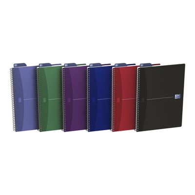 3020120022116-Oxford Office Essentials - Cahier à spirale A4 (21x29,7 cm) - 180 pages - ligné - disponible dans-Avant-0