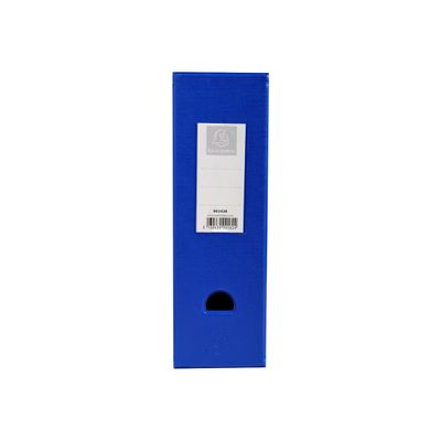 3130632901622-Exacompta - 10 Porte-revues polypro - dos 100 mm - bleu - livrés à plat-Avant-1