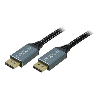 3700224767532-MCL Samar - Câble DisplayPort tressé - 3 m -  noir-Angle droit-0