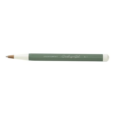 4004117609794-Leuchtturm1917 Drehgriffel Nr. 1 - Stylo à bille bleu roi - olive-Angle gauche-0