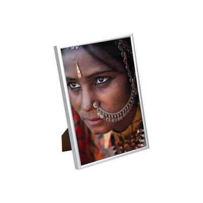 3130630847588-Cadre photo Exacompta - 21 x 29,7 cm (A4) - aluminium-Angle gauche-2