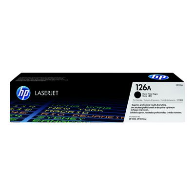 0884962161128-HP 126A - noir - cartouche laser d'origine-Avant-1