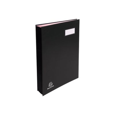 3130630241218-Exacompta - Parapheur 12 compartiments - noir-Angle gauche-3