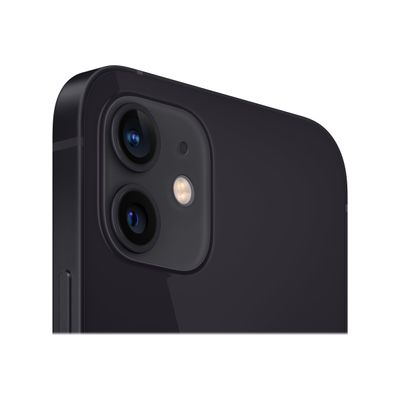 3701083041696-Apple iPhone 12 - Smartphone reconditionné grade B (Bon état) - 5G - 128 Go - noir-Gros plan-3
