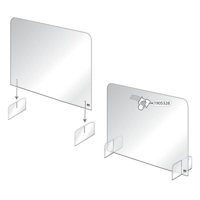 5028252617307-Nobo - Cloison de séparation - Transparent acrylique sans trou - 70 x 85 cm--1