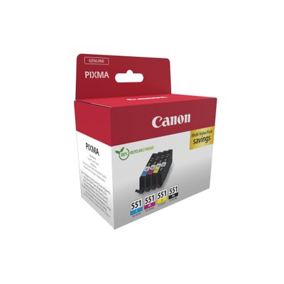 8714574584409-Canon CLI-551 - Pack de 4 - noir, cyan, magenta, jaune - cartouche d'encre originale-P_79384943_1-0