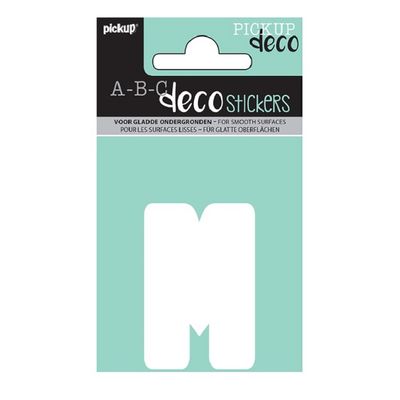 8711234002587-Pickup Déco Anna - Étiquette autocollante 60 mm - Lettre M - blanc-P_79413275_1-0