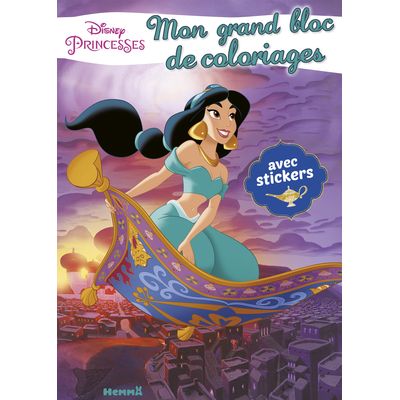 9782508043260-Disney Aladdin - Mon grand bloc de coloriages avec stickers-P_79444488_1-0