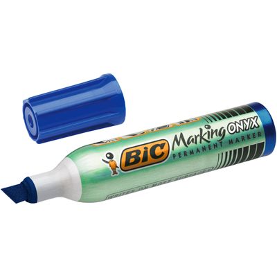 3086123010369-BIC ONYX 1481 - Pack de 4 marqueurs permanents - pointe biseau - couleurs assorties--2