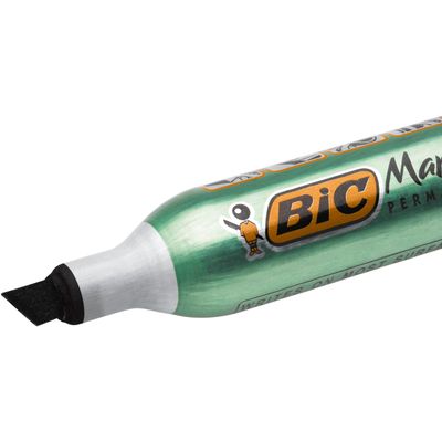 3086123010369-BIC ONYX 1481 - Pack de 4 marqueurs permanents - pointe biseau - couleurs assorties--3