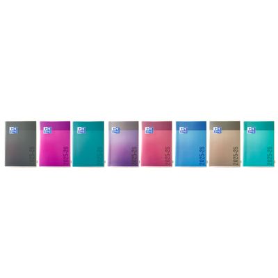 3147281947307-Agenda Oxford Création Zip - 1 jour par page - 12 x 18 cm - différentes couleurs disponibles - Hameli--0
