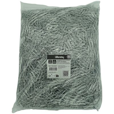 3457707414727-Wonday - 5000 trombones galvanisés - 32 mm - acier--0
