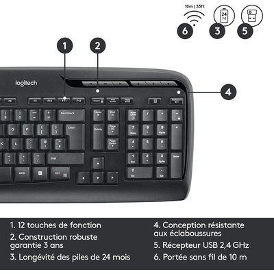 5099206033498-Logitech MK330 - ensemble clavier Azerty et souris sans fil - noir--5