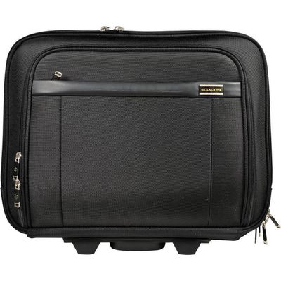 3130630185345-Exacompta Exactive - Valisette trolley business - noir, orange--1